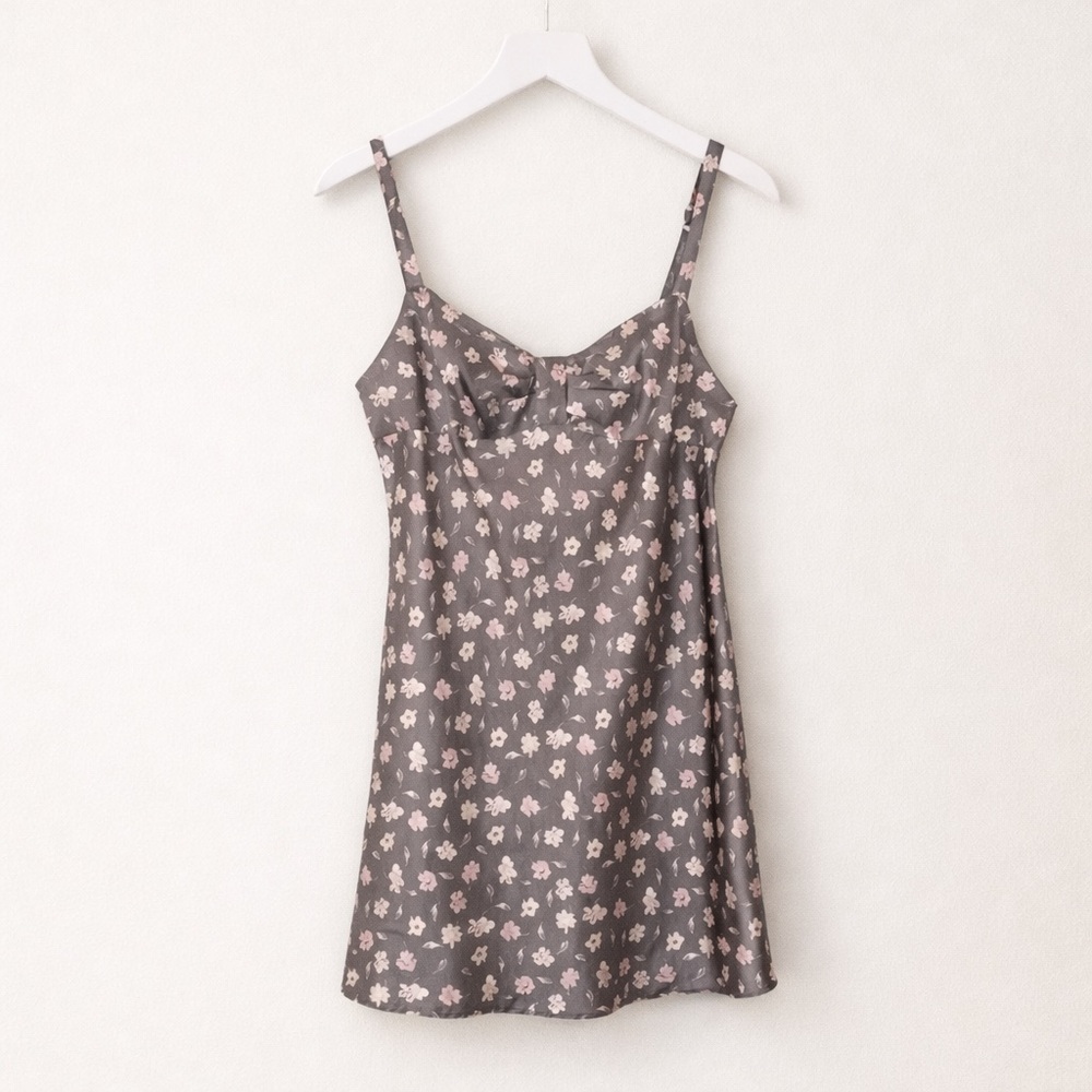 Victoria’s Secret Floral Satin Slip Nightgown | XS | NWOT